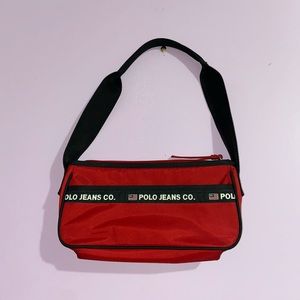Red Polo Jeans Co Ralph Lauren Mini Shoulder Bag Purse